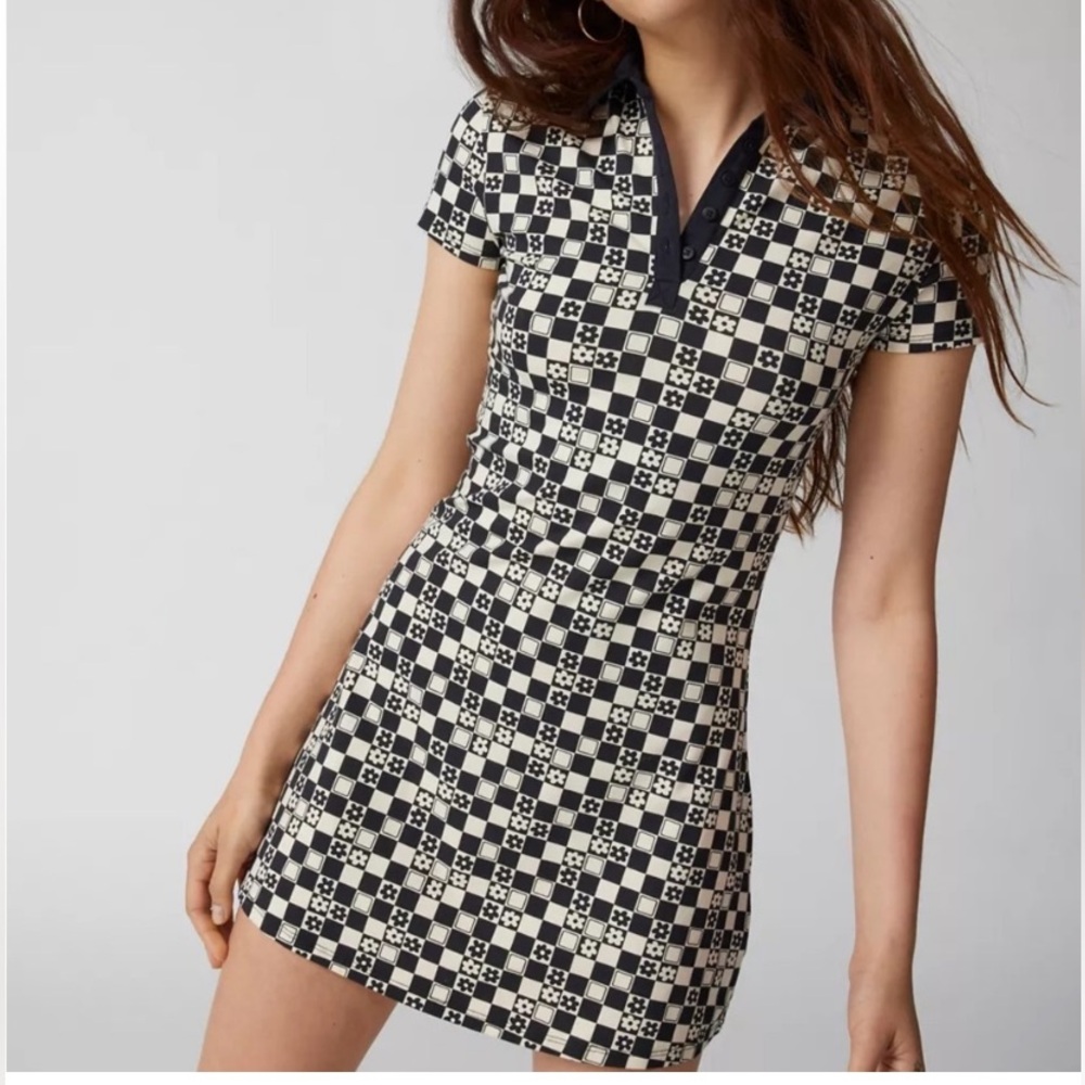 UO Hazel Printed Mini Dress NWT